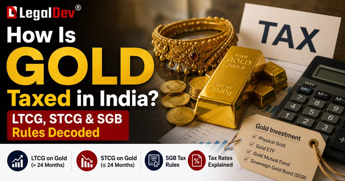 Income Tax on Gold Investment